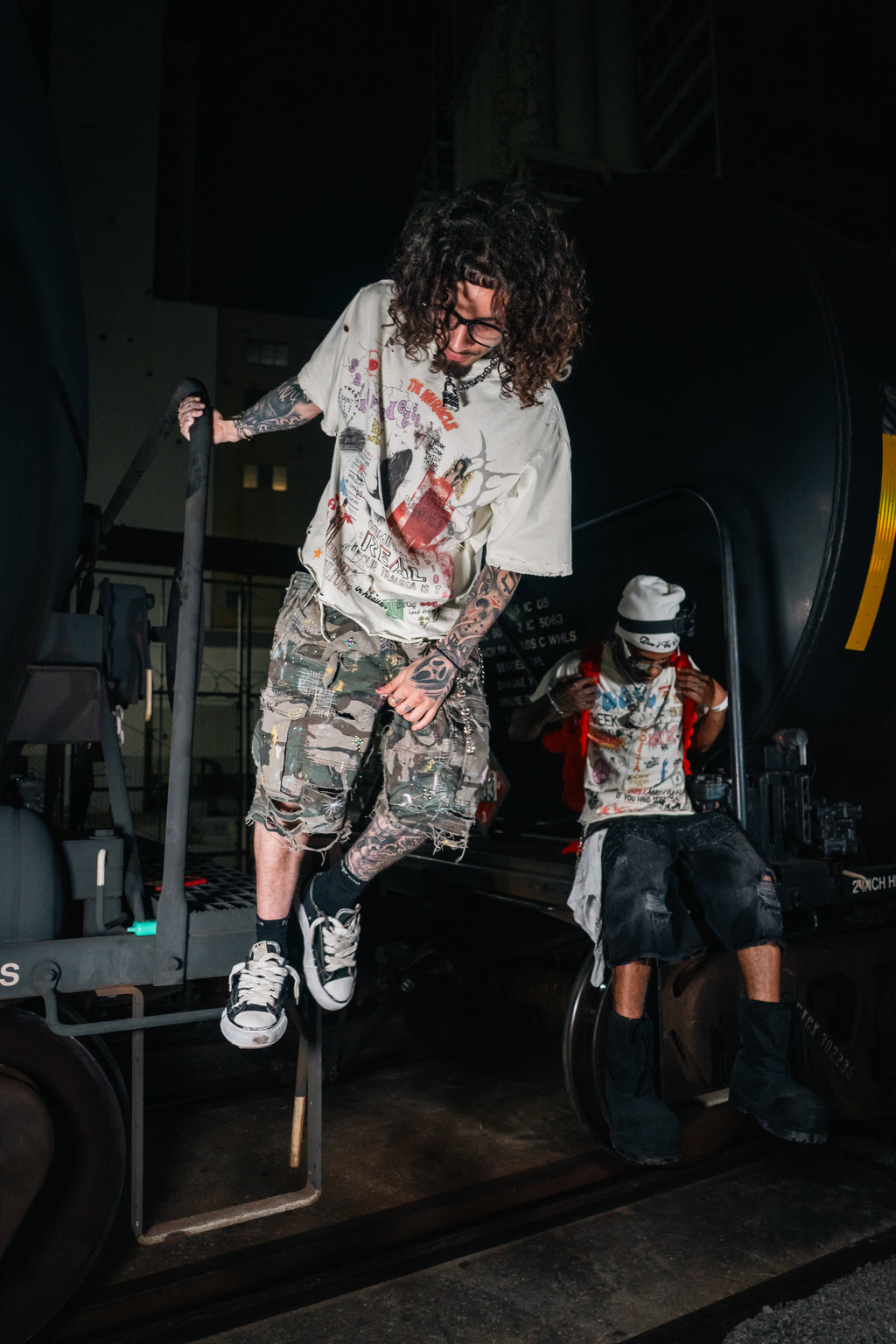 Saint rebel white tee